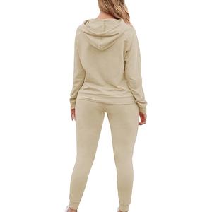 <b>Women</b> Tracksuit Velvet 2 Piece Velour Set Winter <b>Fleece</b> Tracksuits for <b>Women</b> Sportswear Custom Solid <b>Pattern</b> Stylish Wear - Product Image 6