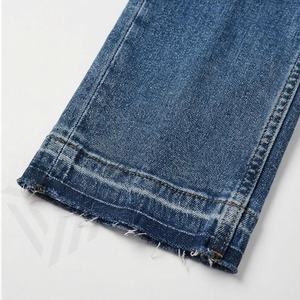 Jeans de Mezclilla de Pierna Recta Estilo Retro de Moda para Mujer, Estilo Casual para Chicas Urbanas con Cintura Inclinada, Botones y Frente Plano - Product Image 6