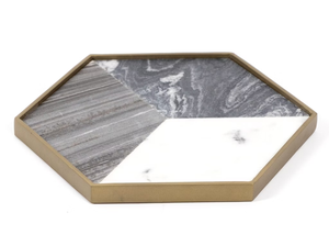 ถาดไม้และหินอ่อนสำหรับตกแต่งห้องครัวโบราณแบบคลาสสิกอุปกรณ์ร้านอาหารและโรงแรมงานฝีมือจากธรรมชาติ - Product Image 2