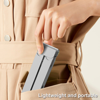 Support pliable pour ordinateur portable en alliage d'aluminium, léger, réglable, portable, stable, design moderne pour MacBook/ordinateur portable/tablettes