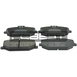 Set di pastiglie freno anteriori FEBEST (0701-SN413F) - Product Image 1