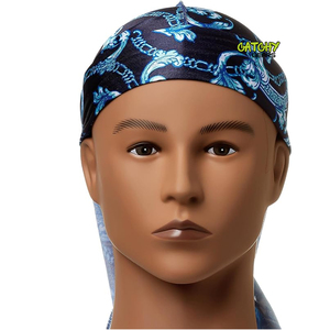 Factory Direct Hot Sale Thick Fabric Durag Hat Bandana Different Pattern for Adults and Kids <b>Head</b> <b>Cover</b> - Product Image 2