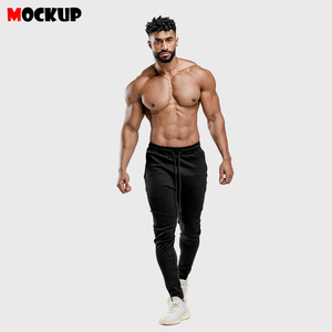 Pantalon de jogging pour homme, personnalisé, mi-long, écologique, respirant, à taille élastique, design tendance, séchage rapide, léger - Product Image 2