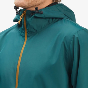 Custom logo Waterproof Zip up Hooded Outdoor Snow <b>Jacket</b> 100% Polyester <b>Men's</b> Windbreak Rain <b>Jacket</b> for Hiking <b>Cycling</b> - Product Image 3