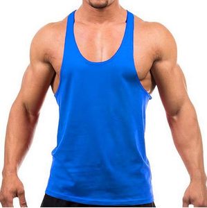 Haut fabricant sportif Muscle Fit 100% coton respirant séchage rapide durable bas prix hommes débardeur à vendre adulte - Product Image 5