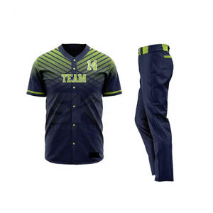 Equipo de alta calidad Uniforme de béisbol de buena calidad Conjunto de uniforme de béisbol Uniforme de béisbol al por mayor y precio barato - Product Image 2