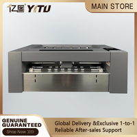 Plotter de Corte de Doble Cuchilla con Motor Servo y Rueda de Indentación HY370DL, Ancho de Corte de 350mm, Ancho de Alimentación de Papel de 370mm, Cámara