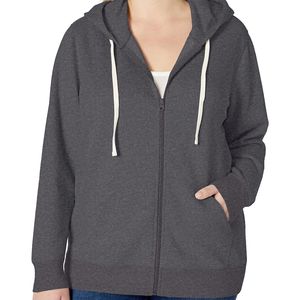 La última Sudadera con capucha corta de algodón para mujer, jersey de manga larga con cremallera y bolsillo, moda elegante, entrega rápida OEM - Product Image 1