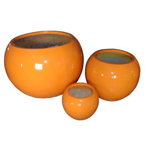 Best Seller Luxury Handmade Eco-Friendly Durable Lightweight Fiberglass Painted Finish Garden Pots Custom Size Flower Planters - Product Image 5