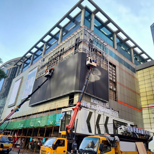 จอแสดงผล LED สีเต็มรูปแบบ JunChen P8 ขนาด 960 มม. x 960 มม. สำหรับภายนอกอาคาร กันน้ำ IP65 ติดผนัง หน้าจอสัมผัสแบบ Capacitive สำหรับลิฟต์ พร้อม SDK - Product Image 1