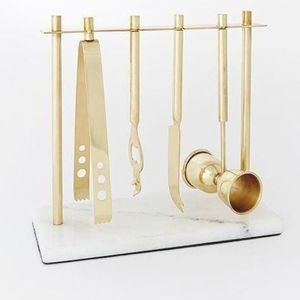 Juego de Herramientas de Barra de Acero Inoxidable Contemporáneo que Mejora la Decoración de Bares Modernos y la Experiencia de Cócteles - Product Image 6