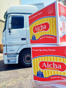 Aicha Dry <b>Long</b> <b>Spaghetti</b> Pasta 250g Durum Wheat Halal Certified Refined Yellow Italian Fast Cooking Bulk Box Bag Made - Product Image 5