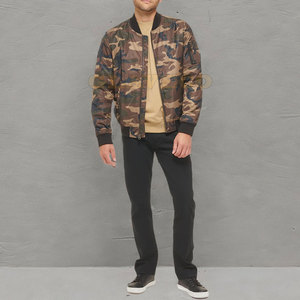 Online Sale Polyester Made Bomber Winter <b>Jacket</b> For Men Private Label <b>Camo</b> Printing Men Bomber <b>Jacket</b> - Product Image 6