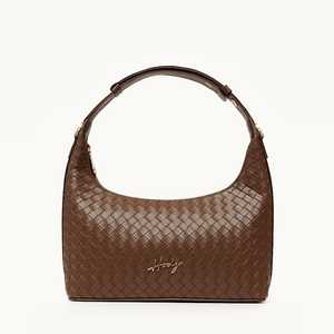 Rosella Lady Zipper Waterproof Adjustable Woven Synthetic Leather Shoulder Crossbody Handbag - Product Image 1