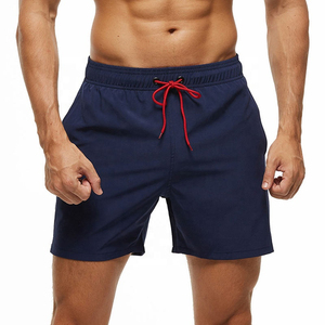 Custom Logo <b>Men's</b> Swim <b>Trunks</b> Quick Dry Beach Shorts <b>Men</b> Beach Board Swimwear Shorts With Zipper Pockets - Product Image 3