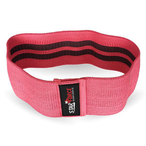 Bandas de bucle de algodón, bandas de cadera para botín, conjuntos de bandas de resistencia, logotipo personalizado al por mayor, tela antideslizante para entrenamiento físico, Yoga - Product Image 6