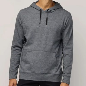 Sudadera con capucha de gran tamaño para hombre de alta calidad sin marca, ropa de calle personalizada, moda bordada, patrón sólido, 100% algodón, temporada de invierno - Product Image 5