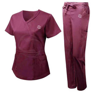 Uniforme léger et respirant essentiel Stretch Jogger Scrub Set Uniformes hospitaliers pour unisexe - Product Image 6