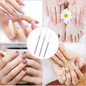 Lime à ongles de différentes tailles en acier inoxydable japonais Grits personnalisés Lime à ongles de toilettage avec grains de client - Product Image 5