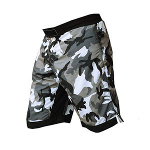 Shorts de MMA pour hommes, couleur unie, polyester et élasthanne, vêtements d'arts martiaux, respirants et à prix économique - Product Image 1