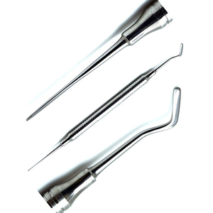 Curetas Dentales Molt, Instrumento Quirúrgico Oral de Acero Inoxidable con Mango Octogonal, Fuente de Alimentación Manual, Certificado CE Clase II - Product Image 3
