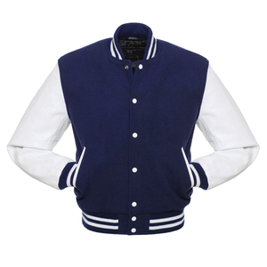 Custom Street Wear Logo Patches Baseball Jacket Letterman Base Ball Custom Leather CollegeBaseballjacket for men DDP Shipping - Product Image 5