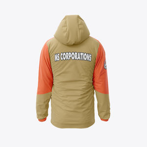 Outdoor Waterproof Windbreaker <b>Jacket</b> for <b>Men</b>-<b>Running</b> Training Wear Hooded Quick Dry Zipper Closure Polyester/Nylon Material - Product Image 6