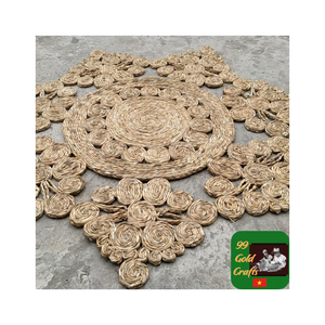 Alfombrilla de algas marinas naturales para uso doméstico, Alfombra tejida para interiores y exteriores, agrega un aspecto rústico y una textura cálida - Product Image 5