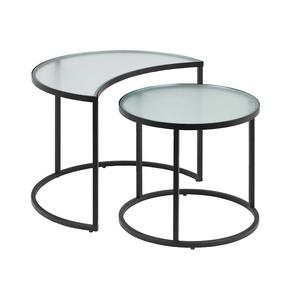 Muebles hechos a mano Mesa Mármol Superior Hotel Lado Restaurante Mesa de centro Acero inoxidable Acabado brillante Marco Mesa central - Product Image 4