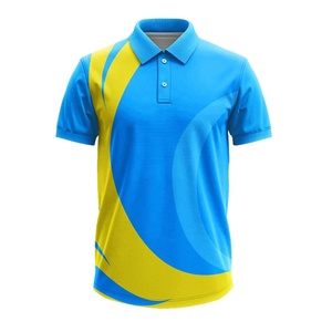 Nuevo Diseño de Alta Calidad, Secado Rápido, 100% Poliéster, Jersey de Cricket de Manga Corta, Sublimado Personalizado, Impresión por Descarga, Unisex - Product Image 1