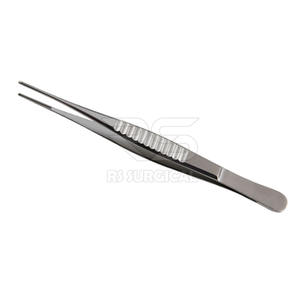 Pince à épiler TC Adson de qualité supérieure pansement 4.75 12cm Instrument chirurgical pince à épiler TC dentaire - Product Image 5