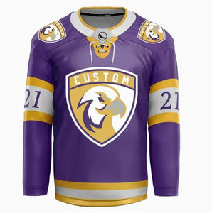 Nouveaux maillots de hockey sur glace sublimés de meilleure qualité pour hommes et uniformes de hockey sur glace avec logo personnalisé - Product Image 5