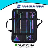 Outils de nettoyage aquatiques Accessoires 6 en 1 Pince d'aquarium en acier inoxydable Pince à épiler colorée Ciseaux Pelle Plantes Herbe