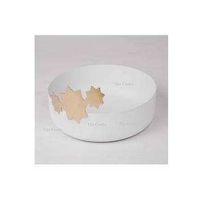 Bol décoratif en fer au design fabuleux Bol de service alimentaire de taille et de forme personnalisées de la plus haute qualité à bas prix - Product Image 2