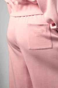 Wholesale <b>Womens</b> Flared Jogger <b>Pants</b> 100% Cotton Breathable comfortable Baggy Trousers Wide Straight Leg Sweatpants for <b>women's</b> - Product Image 4