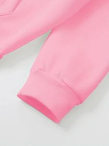 เสื้อสเวตเตอร์ถักแบบมีฮู้ดของผู้หญิงเสื้อสวมหัวแขนยาวแบบมีเชือกรูดลำลองระบายอากาศมีกระเป๋าซับในฤดูใบไม้ร่วง - Product Image 4