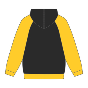 Année de fondation 1963 Iota Phi Theta Pull à capuche noir à manches raglan dorées Vêtements de fraternité grecque Divine Nine HBCU - Product Image 3