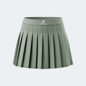 Nouvelle arrivée, jupe courte respirante et légère pour femmes, couleurs unies, logo personnalisé, jupe à porter toute l'année, taille élastique - Product Image 4