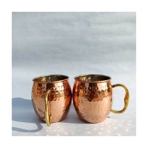 Vente chaude à prix raisonnable tasse à la main Logo personnalisé fabricant de métal potable de l'Inde de haute qualité - Product Image 6