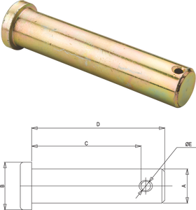 Goupille de chape en acier inoxydable de qualité supérieure disponible en finition unie et finition argentée pour usage industriel à vendre - Product Image 4
