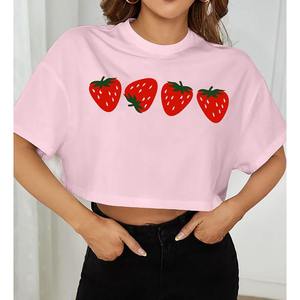 Breathable Premium Quality full Sleeve Crop <b>Top</b> T Shirts Custom Print Logo Yoga Cropped T Shirts Quick Dry Summer Slim - Product Image 6