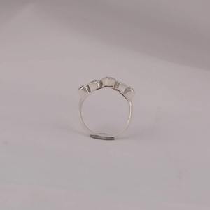 Bague en or massif à cinq pierres Marquise Radiant Pear Lab Grown Diamond Ring Unique Birthday/Anniversary Gift IGI Certified New Design - Product Image 5