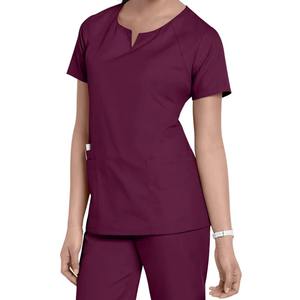Fábrica al por mayor de algodón de poliéster uniformes quirúrgicos Hospital dentista clínica mujeres Scrub Sets enfermera Scrubs uniformes médicos - Product Image 5