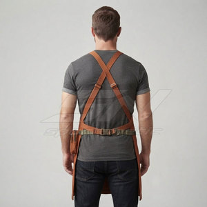 Tablier de randonnée et de travail d'extérieur, avec sangles de taille réglables, multiples poches de rangement, en tissu durable - Product Image 4