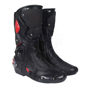 Chaussures de course en cuir pour moto, design personnalisé, cuir de haute qualité, chaussures de course pour moto - Product Image 1