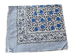 Sarong estampado a mano, sarong estampado sanganeri, sarong de algodón, bufanda hecha a mano, estampado jaipuri, talla única - Product Image 4