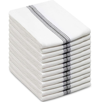 Serviettes de cuisine et torchons de thé de luxe 100 % coton tissé, antimicrobiens, à séchage rapide, jetables, compressés, écologiques, avec logo personnalisé