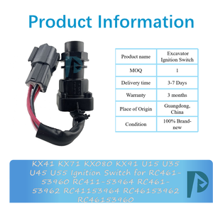 KX41 KX71 KX080 KX91 U15 U35 U45 U55 Ignition Switch for RC461-53960 RC411-53964 RC461-53962 RC41153964 RC46153962 RC46153960 - Product Image 3