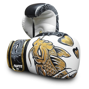 Gants de boxe d'entraînement personnalisés en cuir de vachette de qualité supérieure fabriqués en MMA combat gant d'entraînement de boxe sac de boxe - Product Image 2