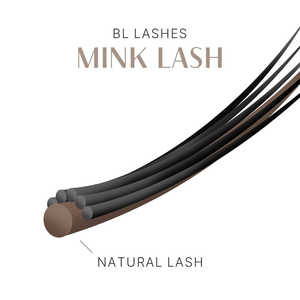 Cils synthétiques de qualité supérieure Mink Lash 0.05, volume intense, longueur 7mm-25mm, courbure CC/DD, style doux, mat et naturel, emballés en boîte - Product Image 2